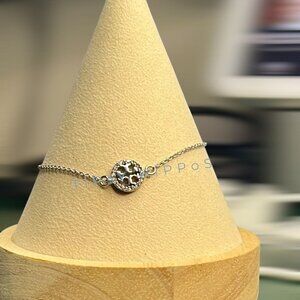 NEW!!! Tory Burch Silver MILLER PAVÉ CHAIN BRACELET